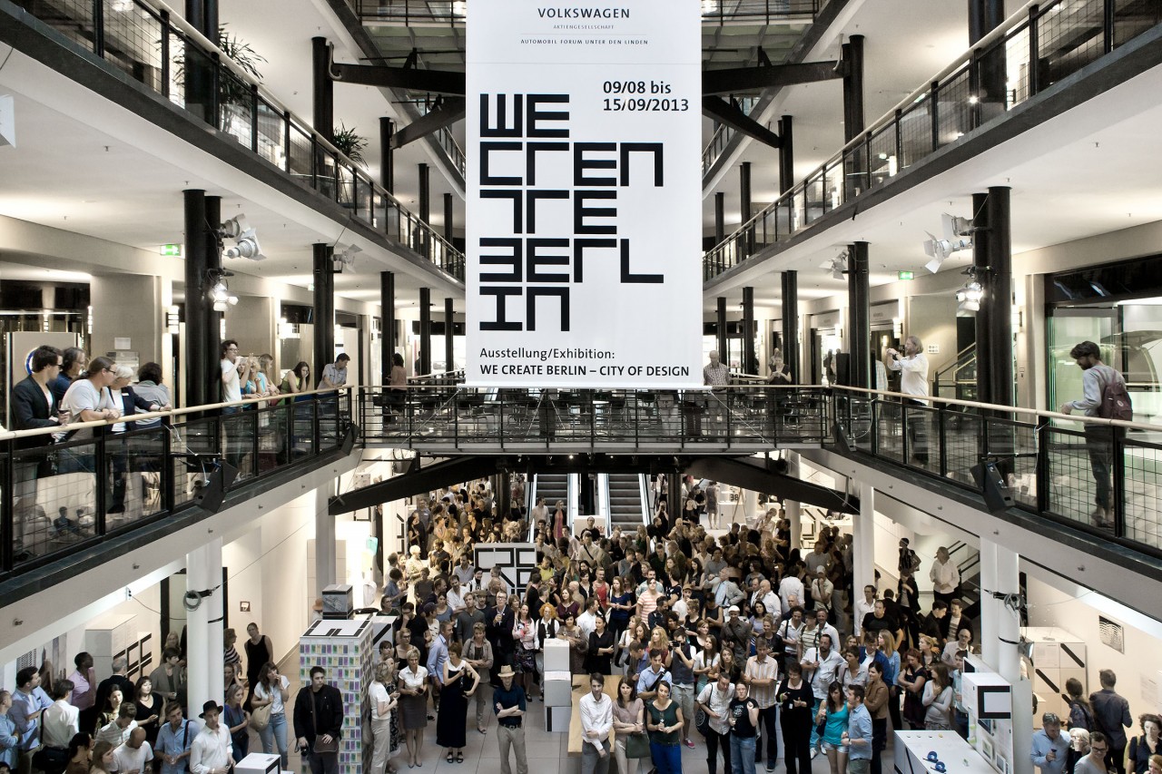 WE CREATE BERLIN, exhibition at the Volkswagen Automobil Forum, Berlin